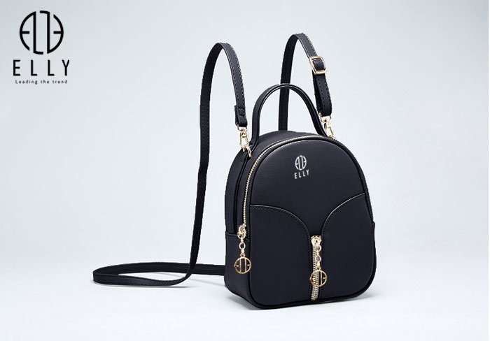 ELLY EBH26 high-cap leather backpack 4 1