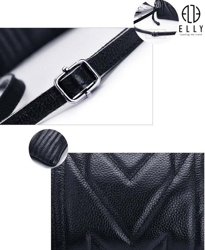 I wear a high-top leather clutch that ELLY EC18 7 1