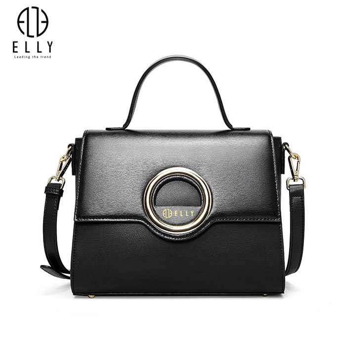 ELLY ET114 18 high-top leather handbag