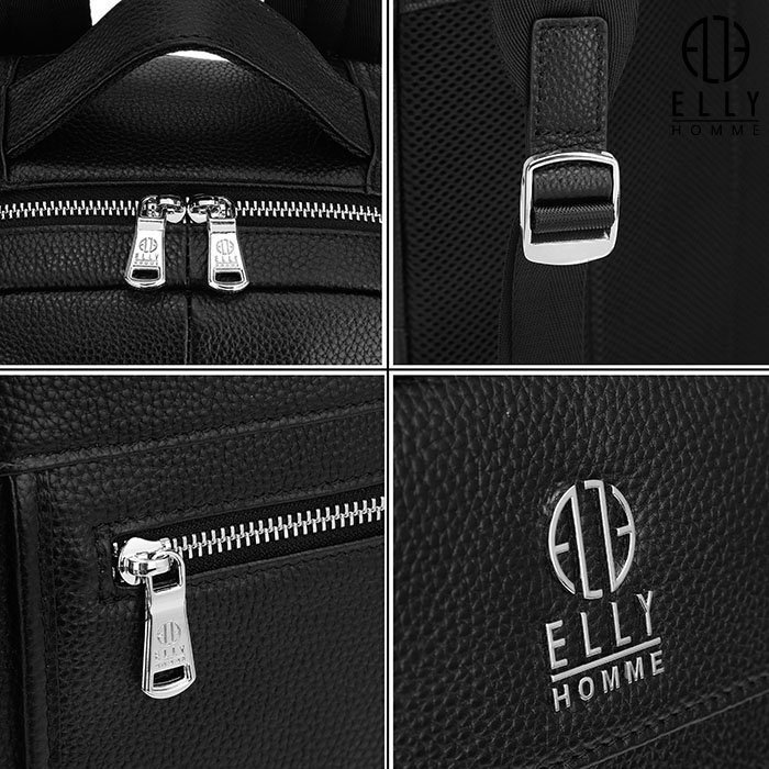 elly homme leather men's backpack ebm3 15