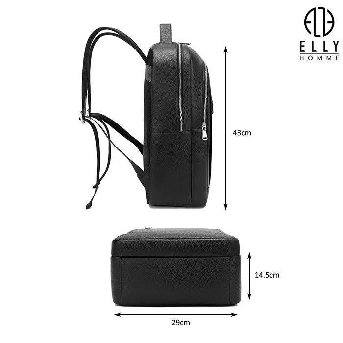 elly homme leather men's backpack ebm3 6