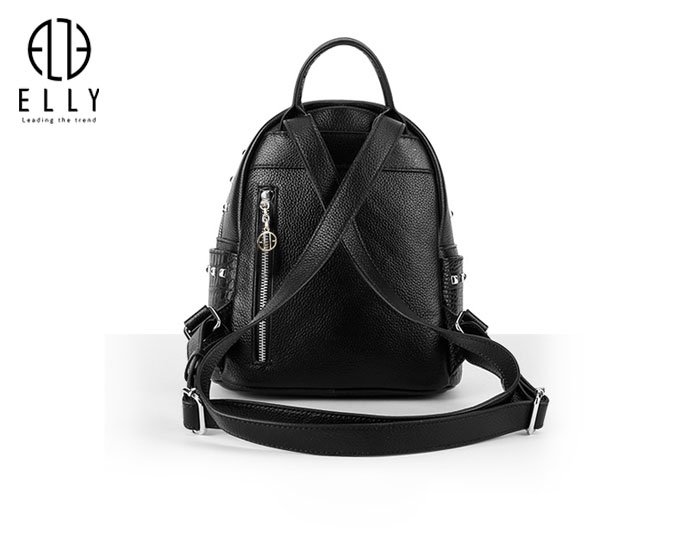 ELLY EB21 16 high-top leather backpack