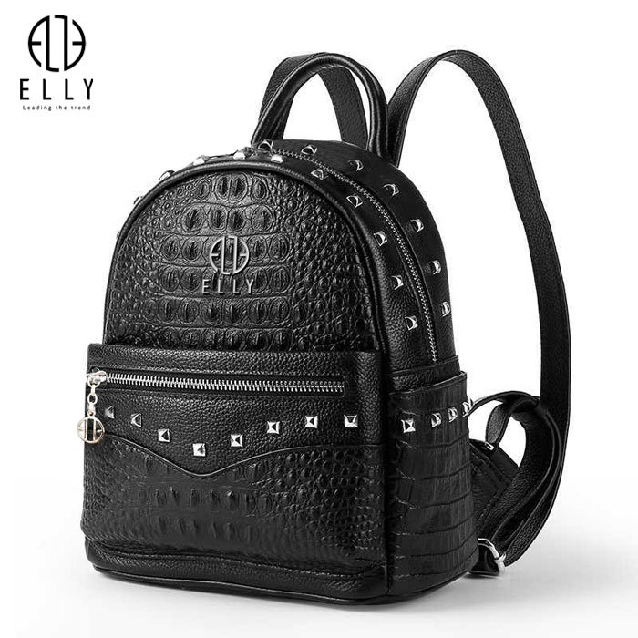 ELLY EB21 24 leather high-top backpack