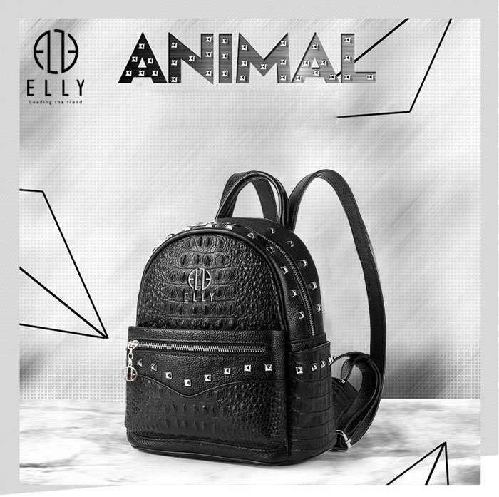 ELLY EB21 high-cap leather backpack 8