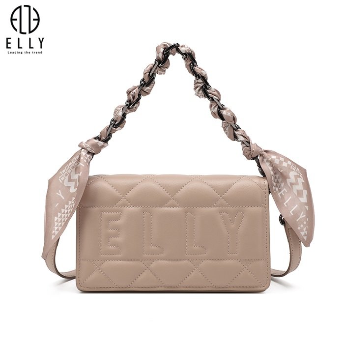 Elly et175 16 high-capacity leather handbag