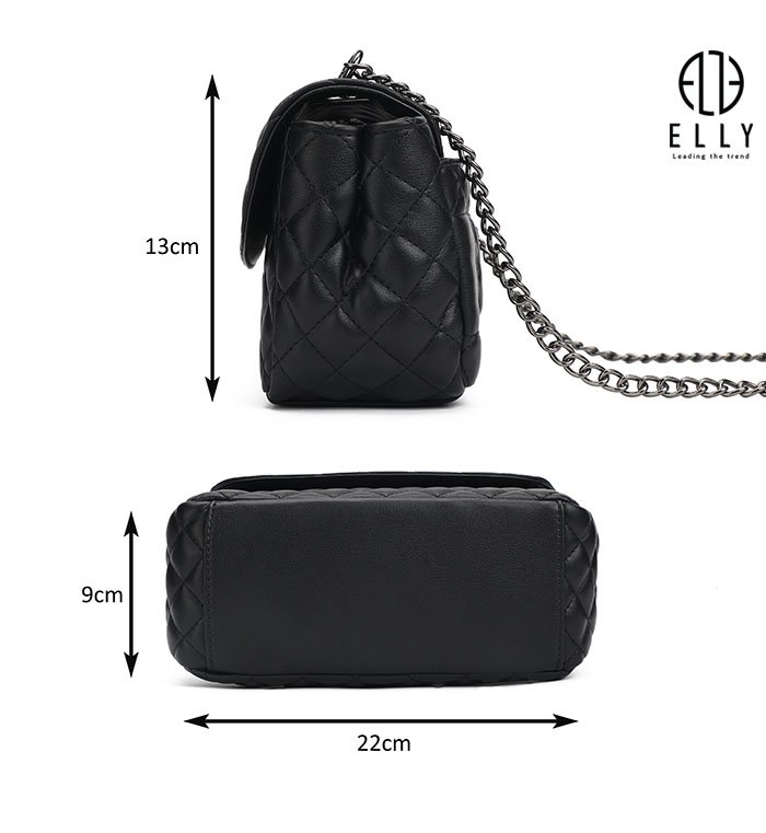 Elly et183 8. High-cap leather bag