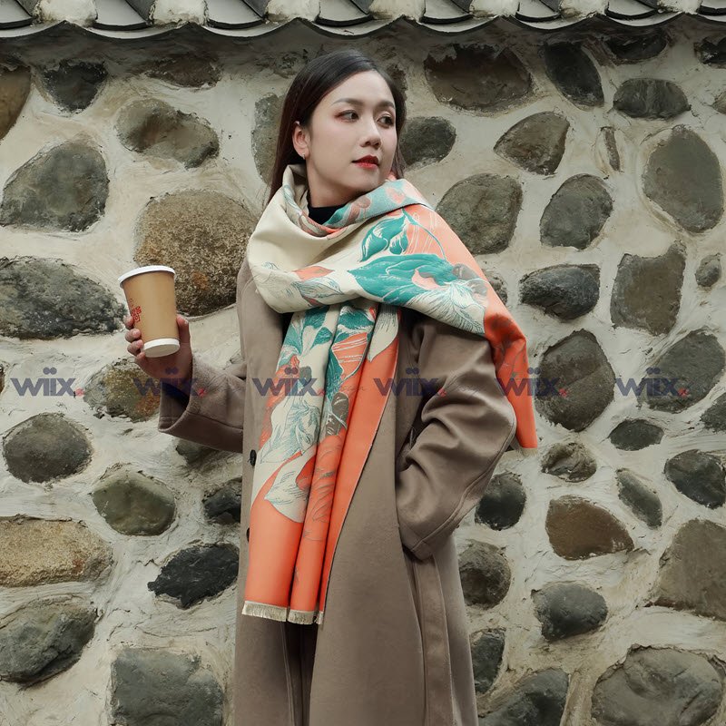 High quality cashmere scarf for women KQ-WD20